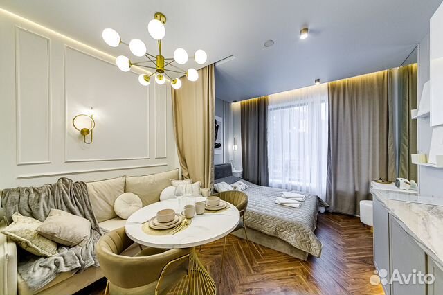 

Квартира-студия, 24 м², 2 кровати