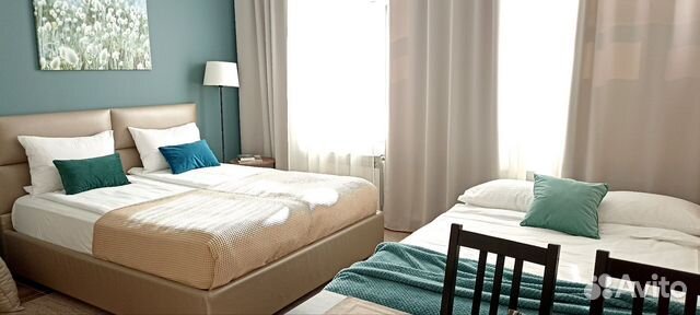 

Квартира-студия, 25 м², 2 кровати