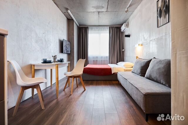

Квартира-студия, 30 м², 2 кровати