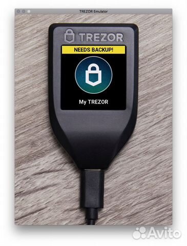 Аппаратный кошелек Trezor model T
