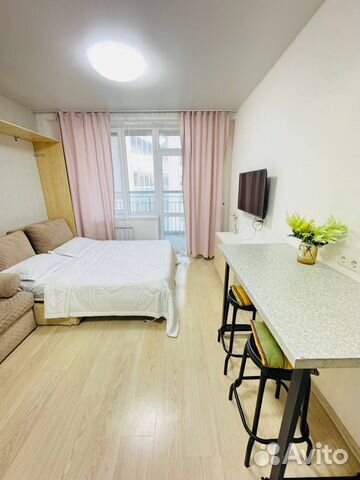 

Квартира-студия, 35 м², 1 кровать