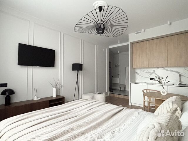 

Квартира-студия, 28 м², 1 кровать