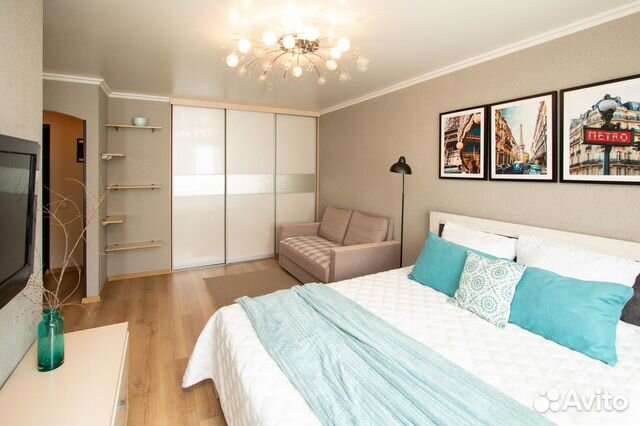 

Квартира-студия, 33 м², 2 кровати