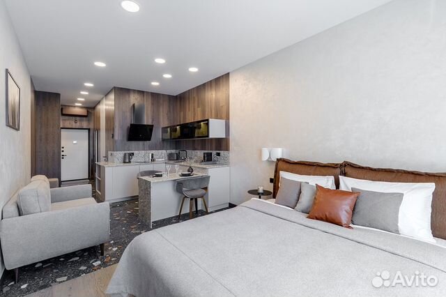 

Квартира-студия, 32,6 м², 1 кровать