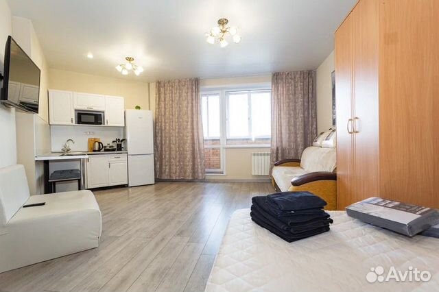 

Квартира-студия, 38 м², 2 кровати