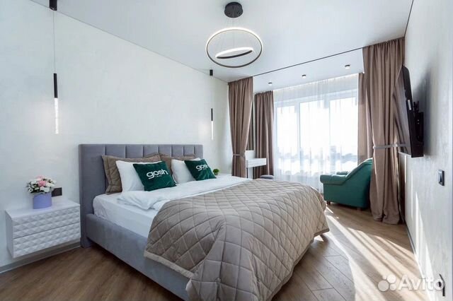 

1-к. квартира, 60 м², 2 кровати