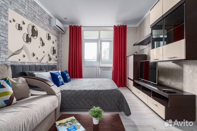 

1-к. квартира, 40 м², 2 кровати