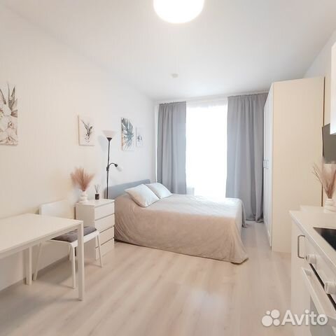 

Квартира-студия, 25 м², 2 кровати