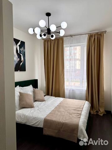 

1-к. квартира, 38 м², 2 кровати