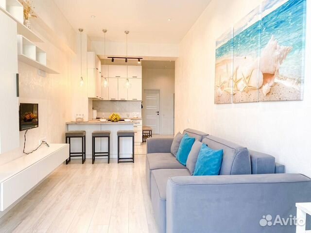 

Квартира-студия, 41 м², 2 кровати