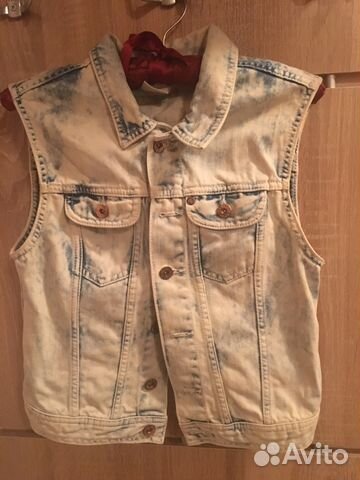 Джинсовый жилет HM