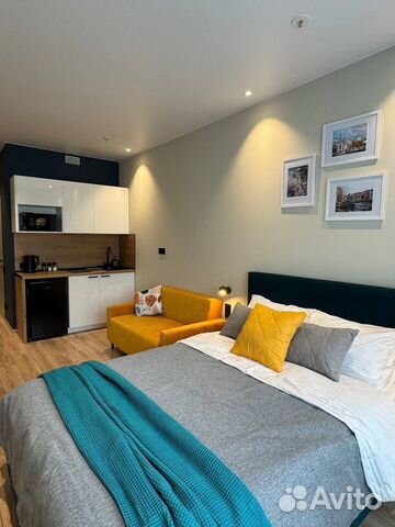 

Квартира-студия, 26 м², 2 кровати