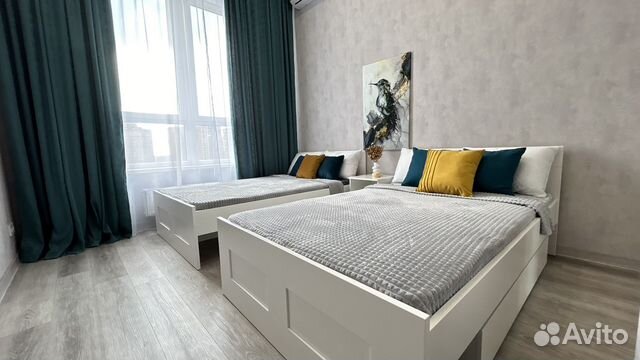 

1-к. квартира, 37 м², 3 кровати