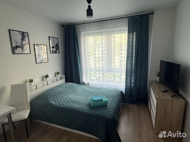 

Квартира-студия, 28 м², 1 кровать