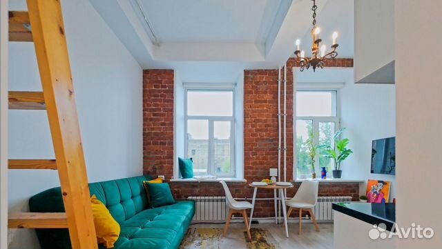 

Квартира-студия, 27,2 м², 4 кровати