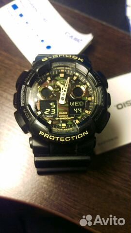 Часы Casio g shock GA 100 cf