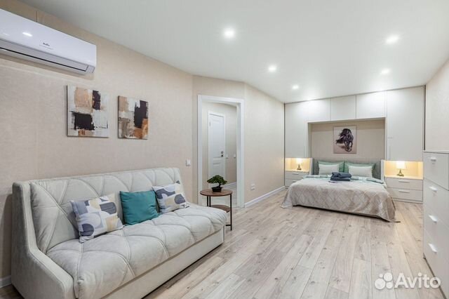 

1-к. квартира, 37 м², 2 кровати