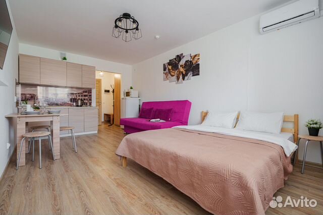 

Квартира-студия, 25,5 м², 2 кровати