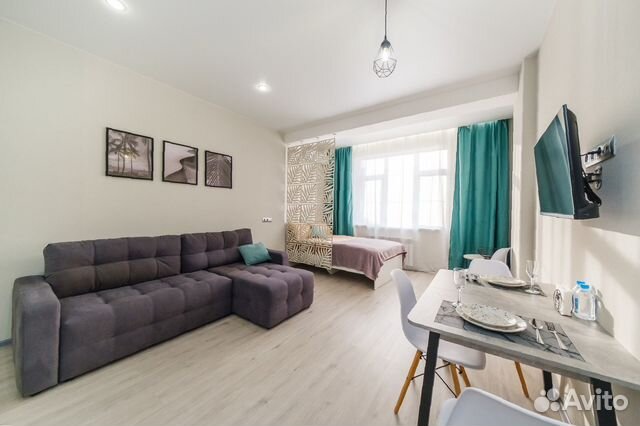 

Квартира-студия, 30 м², 2 кровати