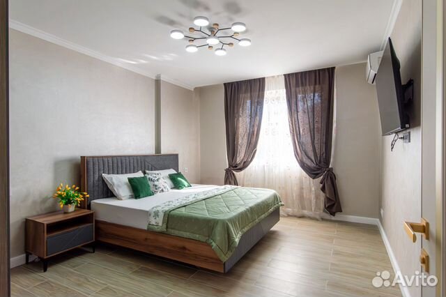 

1-к. квартира, 60 м², 2 кровати