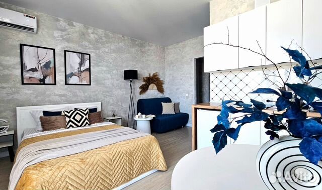 

Квартира-студия, 26 м², 2 кровати