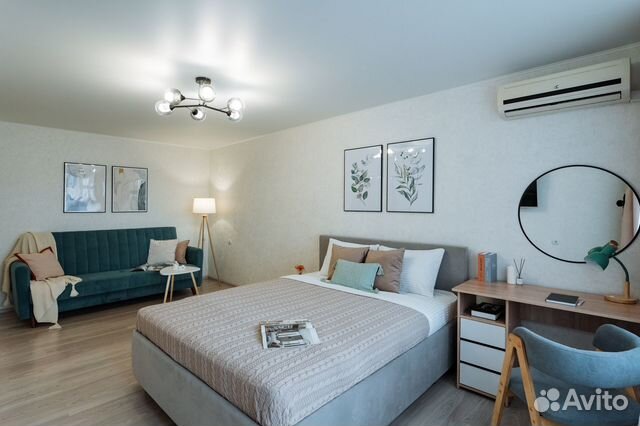 

1-к. квартира, 50 м², 2 кровати