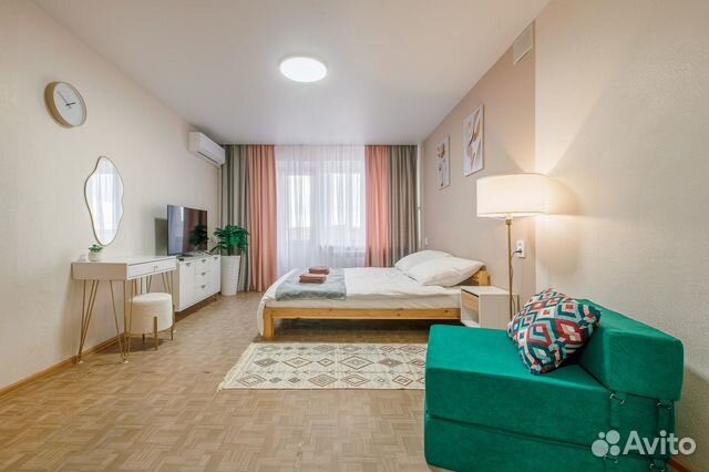 

1-к. квартира, 39 м², 2 кровати