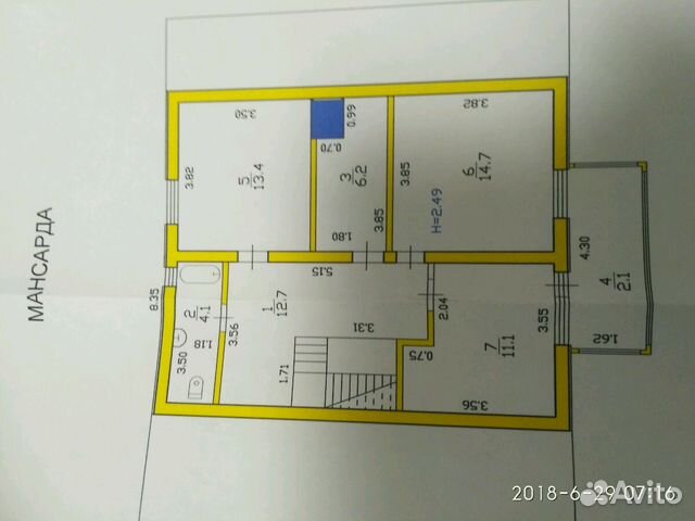 Дом 181 м² на участке 10 сот.