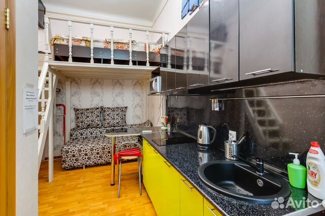 

Квартира-студия, 17 м², 2 кровати