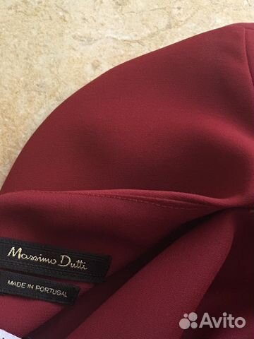 Малиновое платье Massimo Dutti