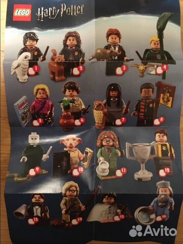 Lego Minifigures лего минифигуры Harry Potter