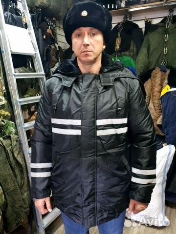 Куртка зимняя вмф командирская натуральный мех
