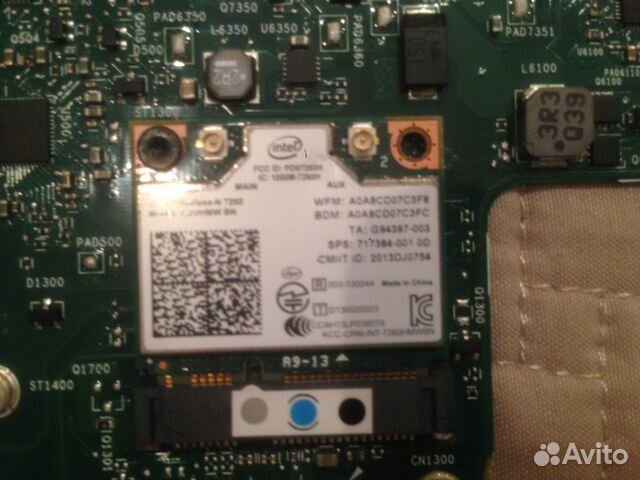 Bluetooth+Wi-Fi адаптер Intel 7260HMW.BN / 7260HMW
