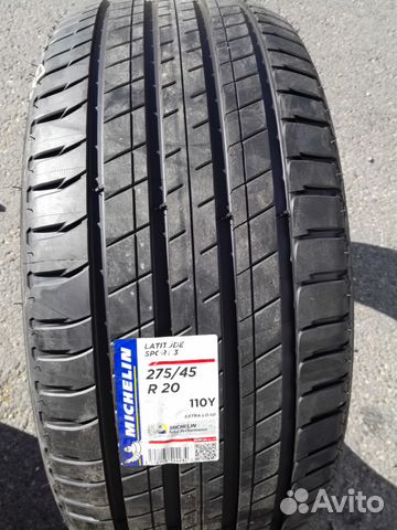 Новые Michelin Latitude Sport 3 275/45 R20 110 Y