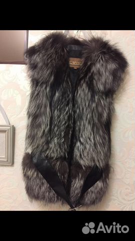 Жилет чернобурка Жилет чернобурка