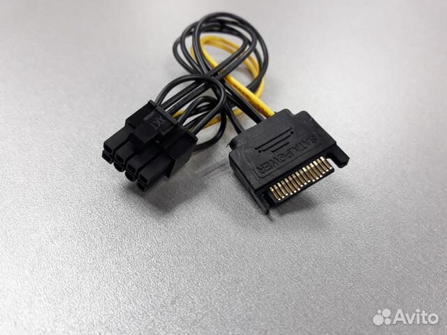 Переходник SATA - PCI-eX 8 pin
