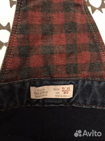 Джинсовый комбинезон Zara Джинсовый комбинезон Zara