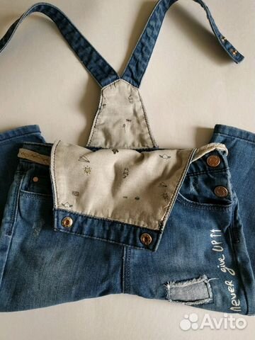 Джинсовый комбинезон Zara Джинсовый комбинезон Zara