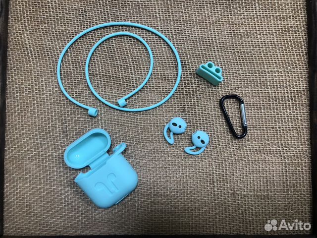 Силиконовый чехол-комплект для Apple AirPods