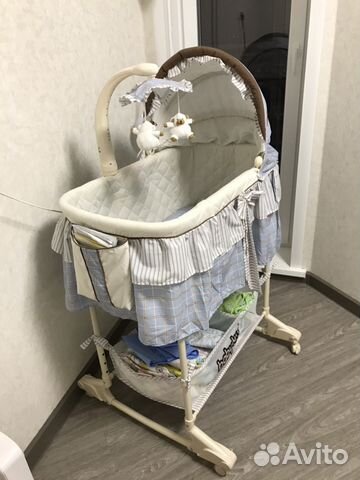 Люлька кроватка- колыбель Babyton синяя Люлька кроватка- колыбель Babyton синяя