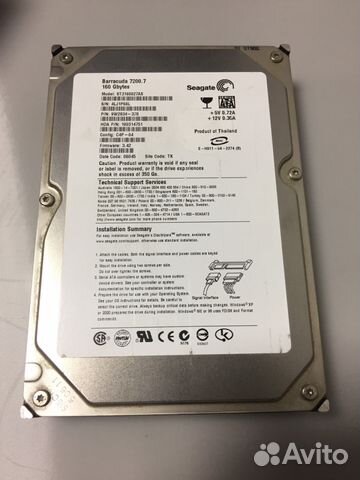 Жесткий диск Seagate 160 Гб Barracuda 7200 SATA