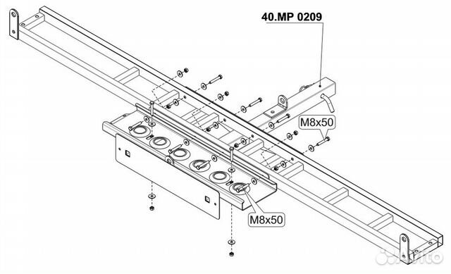 Мотохвост чертеж на фаркоп для мотоцикла