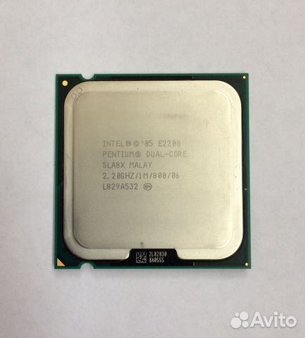 Процессор Intel Pentium E2200, socket 775