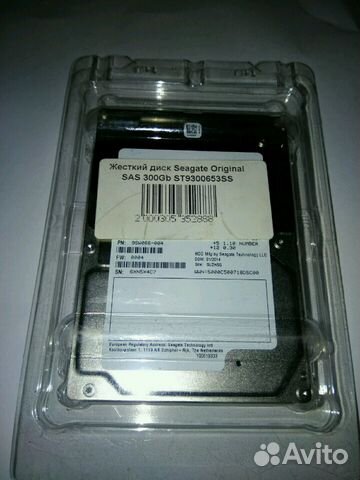 Жесткий диск SAS Seagate ST9300653SS 300GB 15K.3