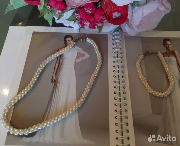 Шикарный вечерний комплект в цвете айвори