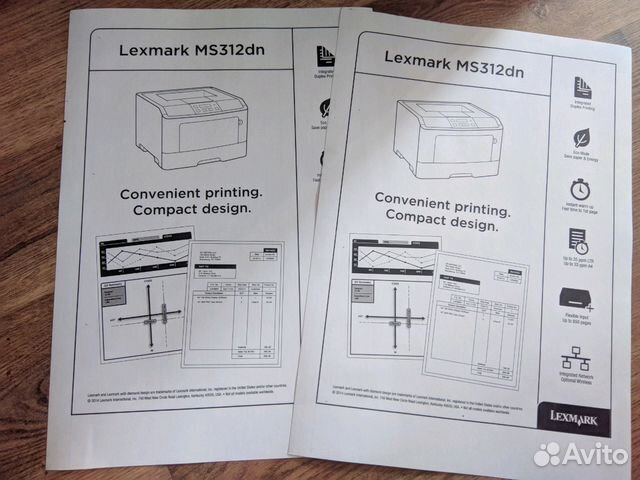 Принтер lexmark ms312dn