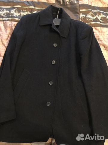 Пальто мужское чёрное