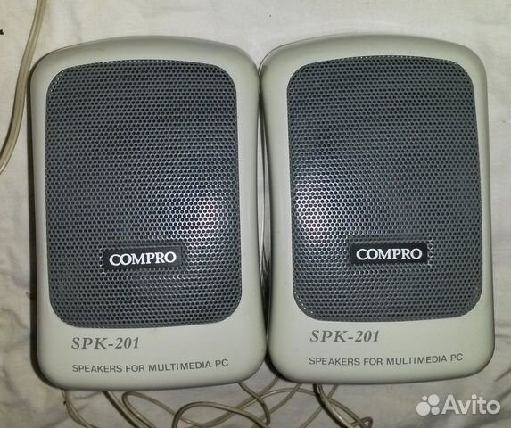 Колонки Compro SPK-201 на запчасти