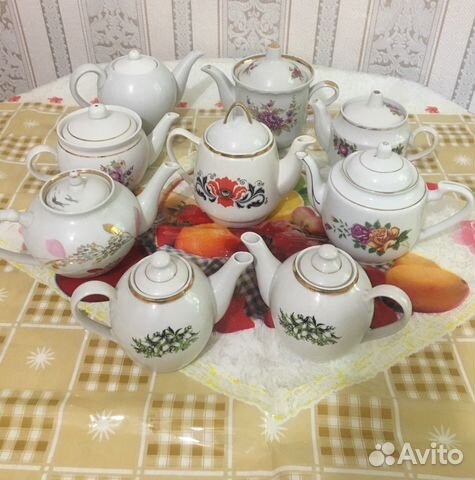 Чайники заварочные СССР фарфор