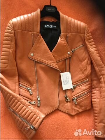 Кожаная куртка Balmain (Франция) Кожаная куртка Balmain (Франция)